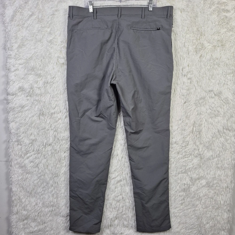 Banana Republic Mens Slim Straight Core Temp Chino Pants Gray 40x34‎ Casual